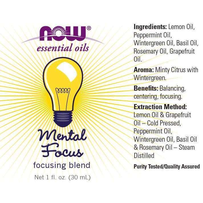 Now Foods Mental Focus Oil Blend - Image 2