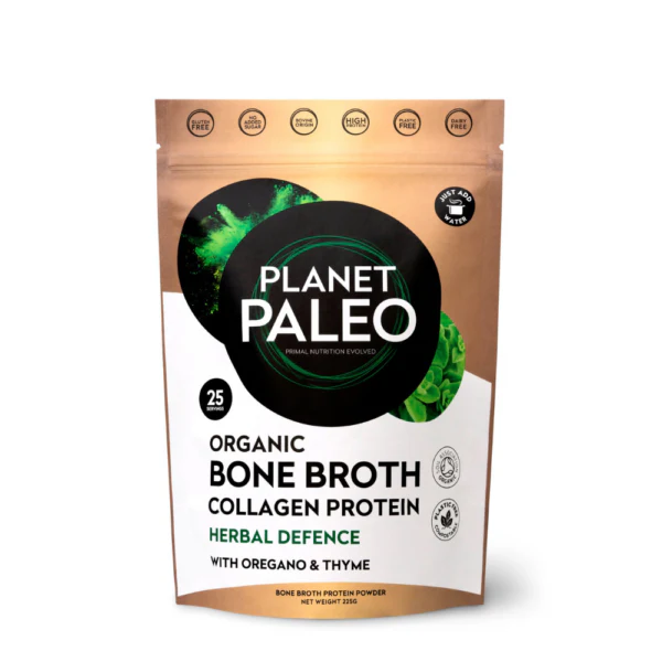 Planet Paleo Luomu Luuliemi Herbal Defence
