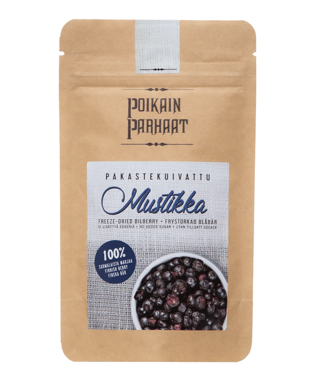 Poikain Parhaat Pakastekuivattu Mustikka
