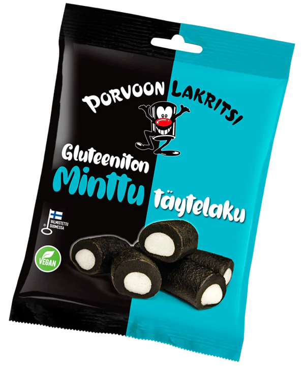 Porvoon Lakritsi Gluteeniton Minttulaku