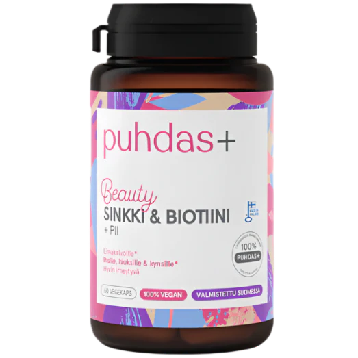 Puhdas+ Beauty Sinkki & Biotiini + Pii