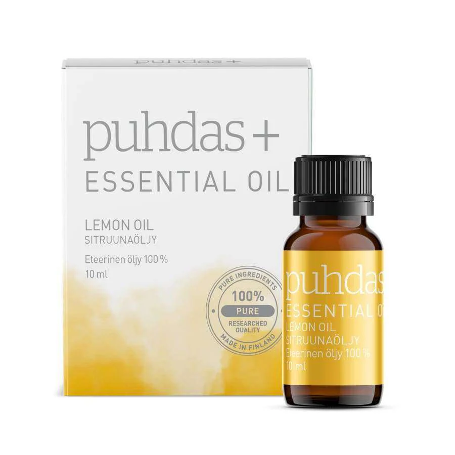 Puhdas+ Eteerinen Sitruunaöljy
