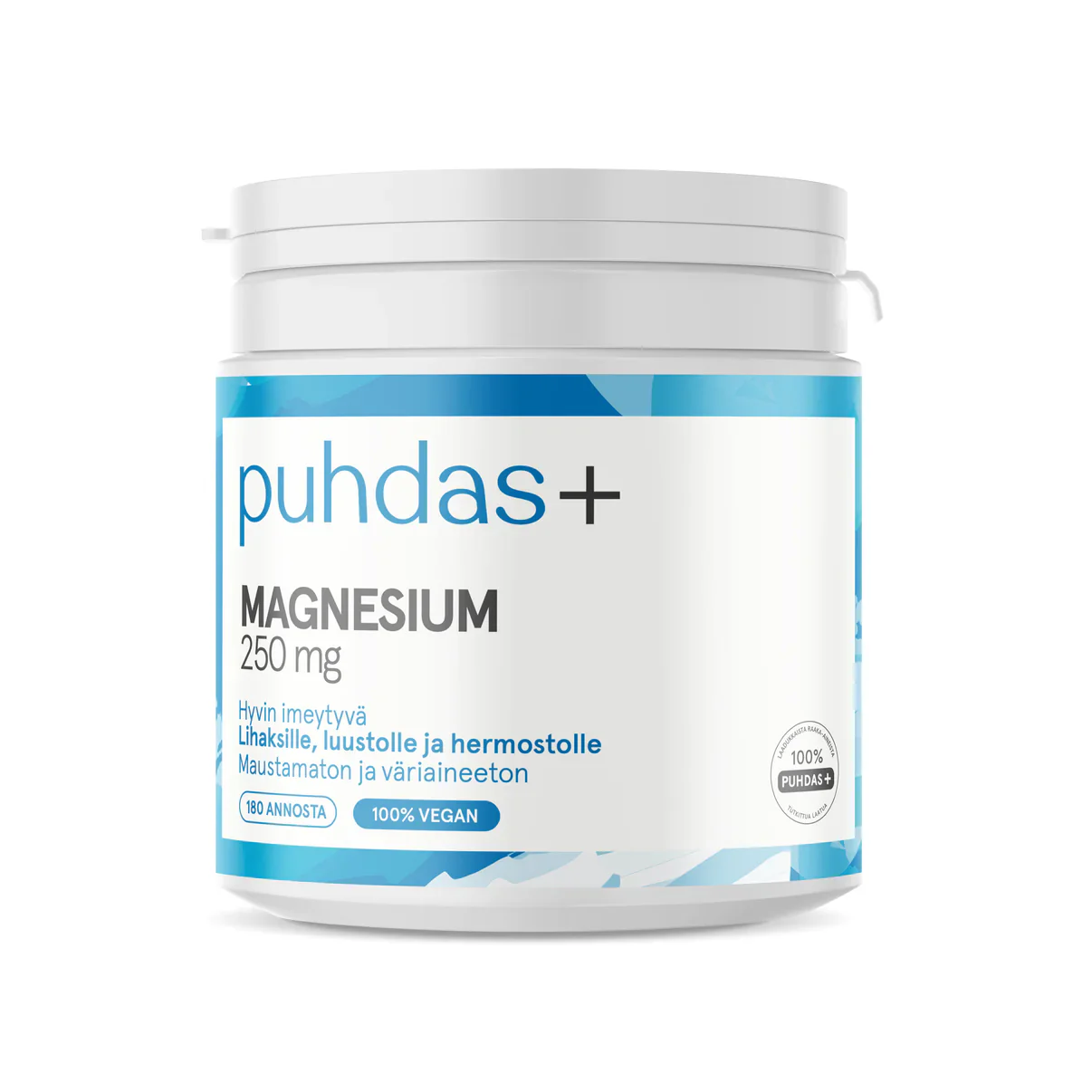 Puhdas+ Magnesiumjauhe 250 mg