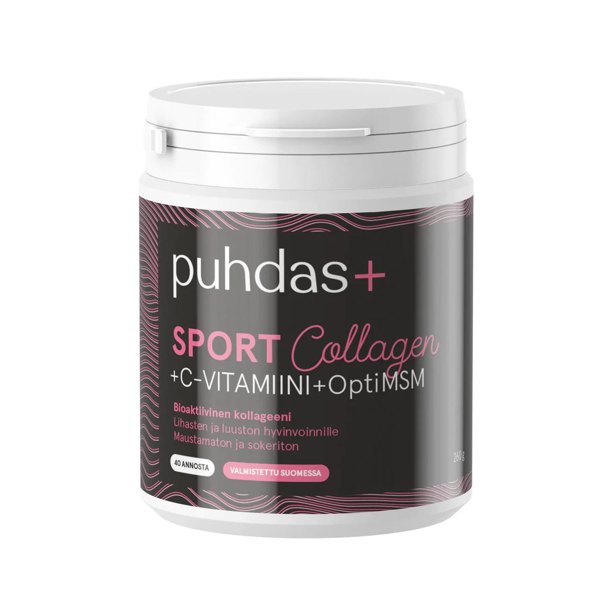 Puhdas+ Sport Collagen & C-vitamiini & OptiMSM