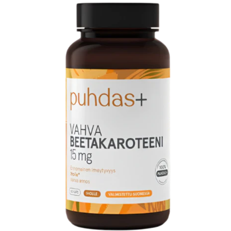 Puhdas+ Vahva Beetakaroteeni 15 mg