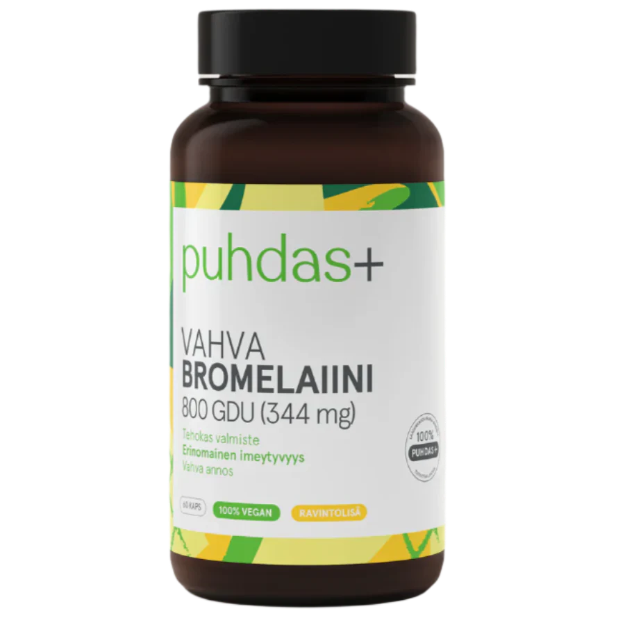 Puhdas+ Vahva Bromelaiiini