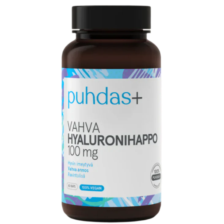 Puhdas+ Vahva Hyaluronihappo 100 mg