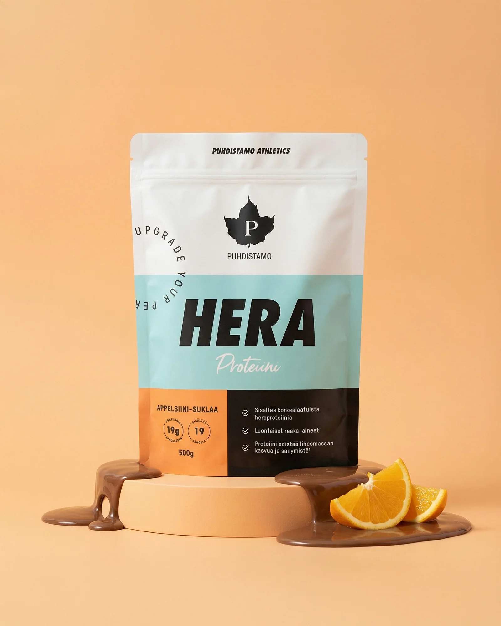 Puhdistamo Heraproteiini Appelsiini-Suklaa - Image 3