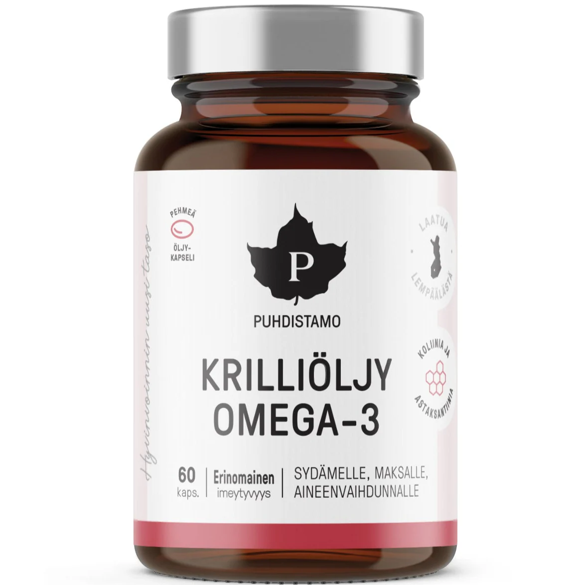Puhdistamo Krilliöljy Omega-3