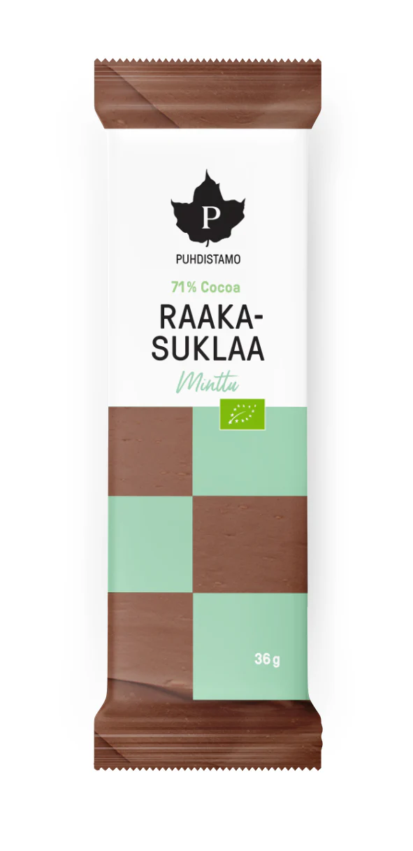 Puhdistamo Luomu Raakasuklaa Minttu