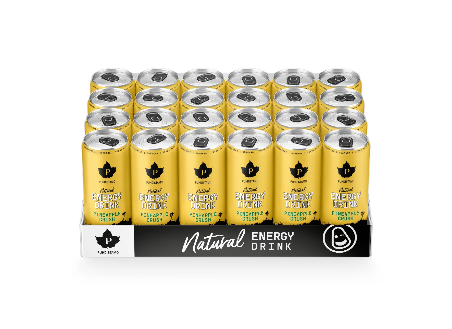 Puhdistamo Natural Energy Drink Strong Pineapple Crush - Image 2