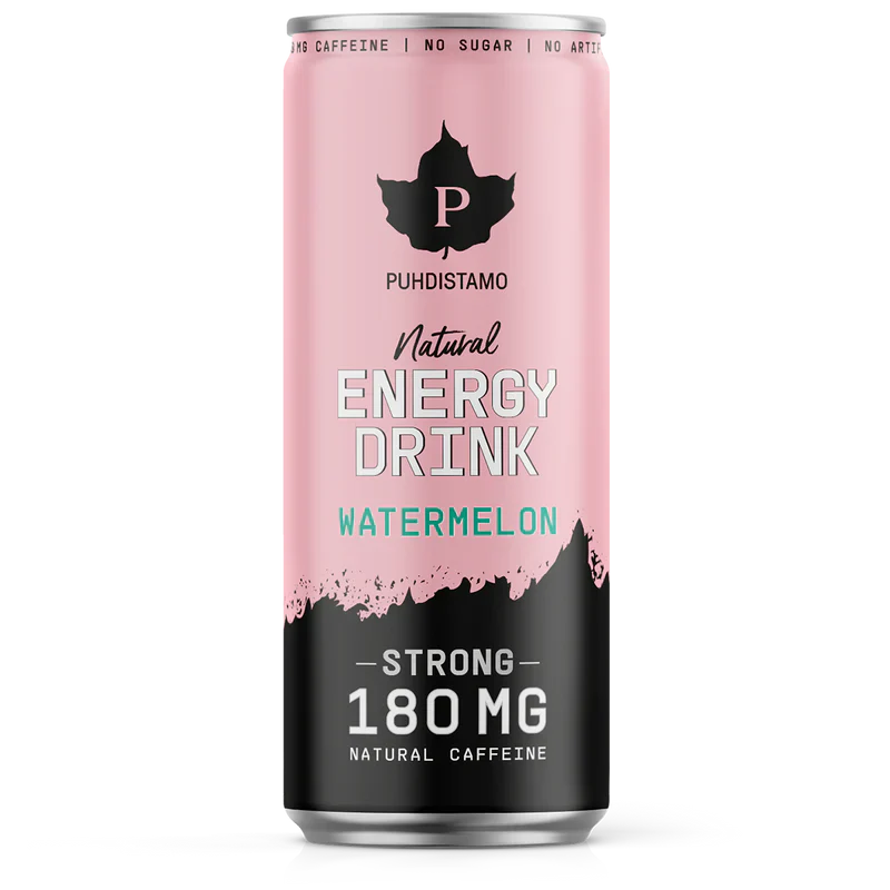 Puhdistamo Natural Energy Drink Watermelon Strong