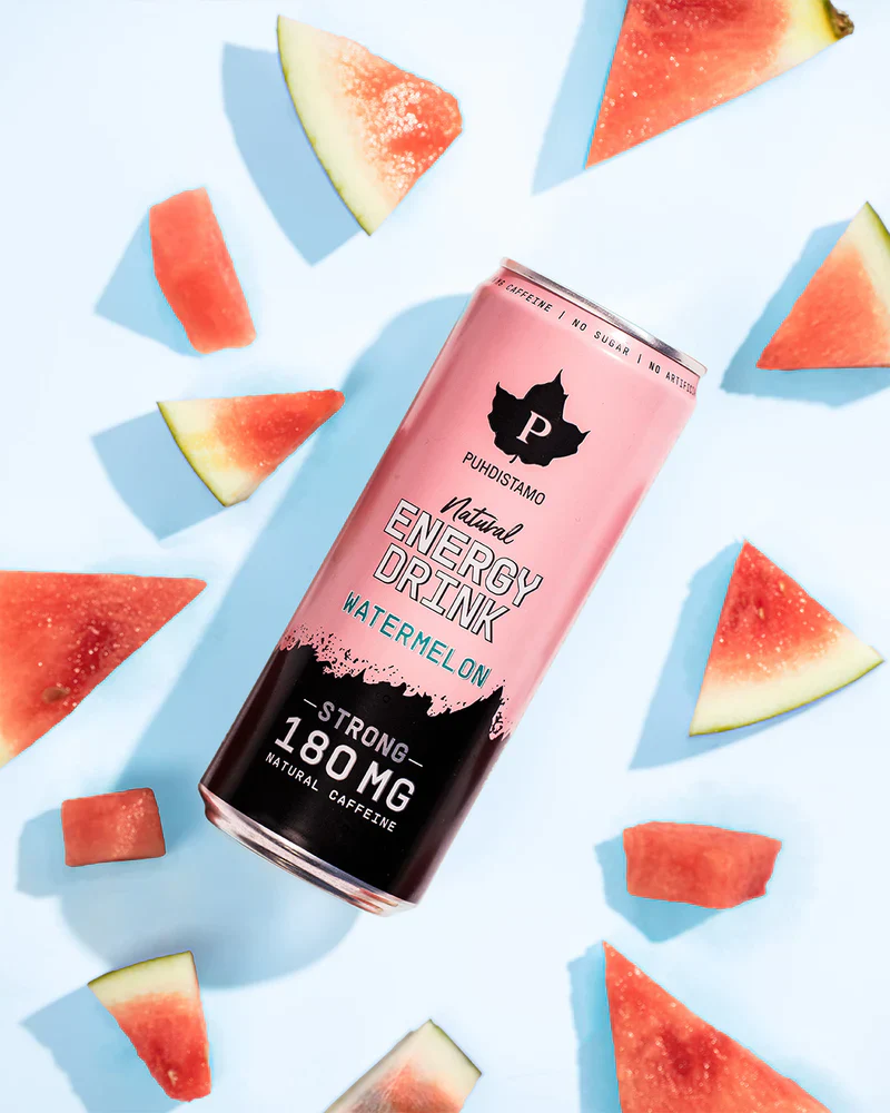 Puhdistamo Natural Energy Drink Watermelon Strong - Image 2