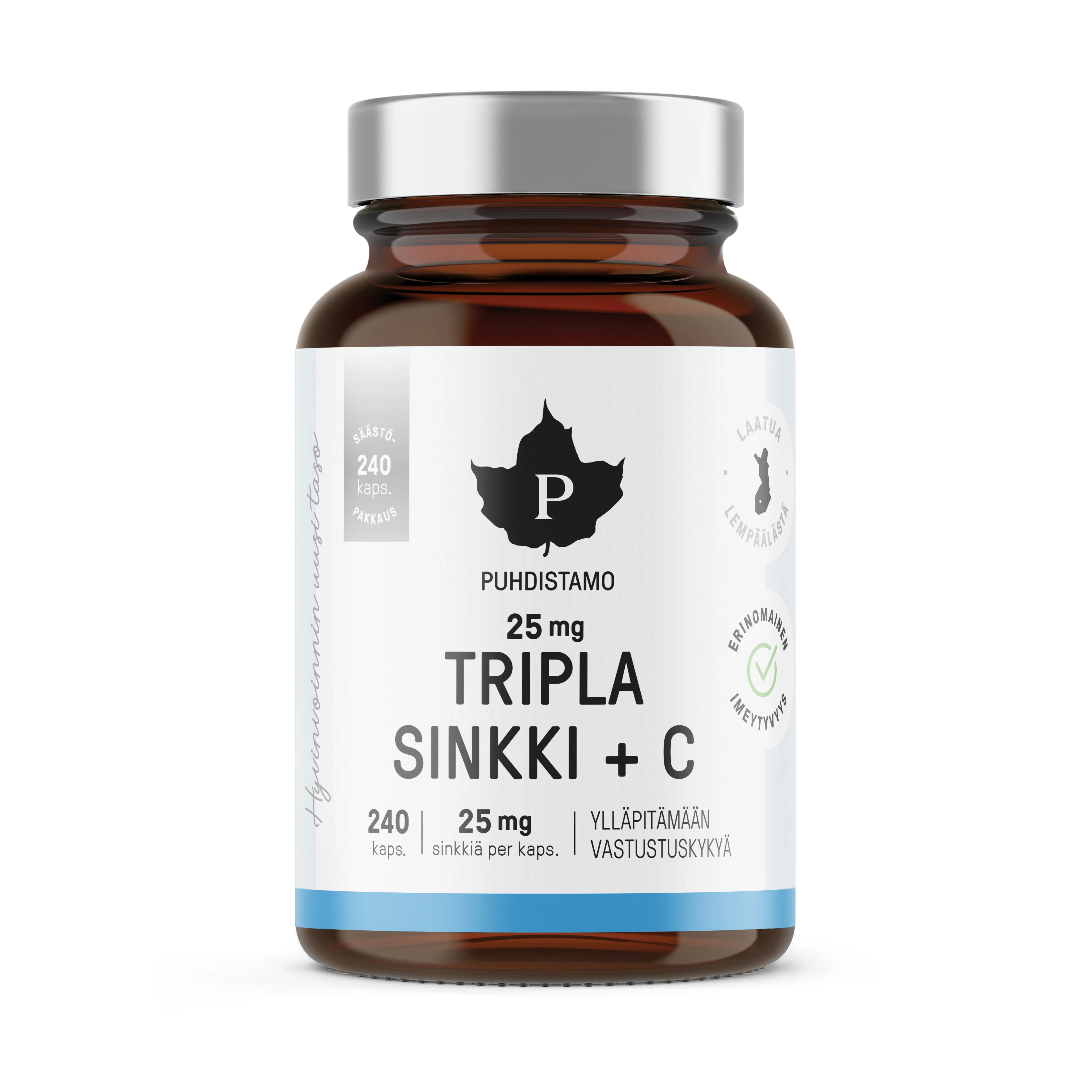 Puhdistamo Tripla Sinkki 25 mg - Image 3