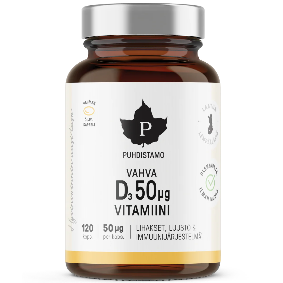Puhdistamo Vahva D-vitamiini 50 mikrog - Image 2