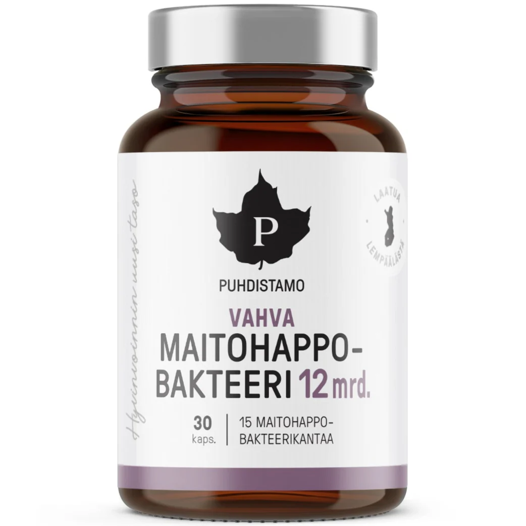 Puhdistamo Vahva Maitohappobakteeri 12 MRD