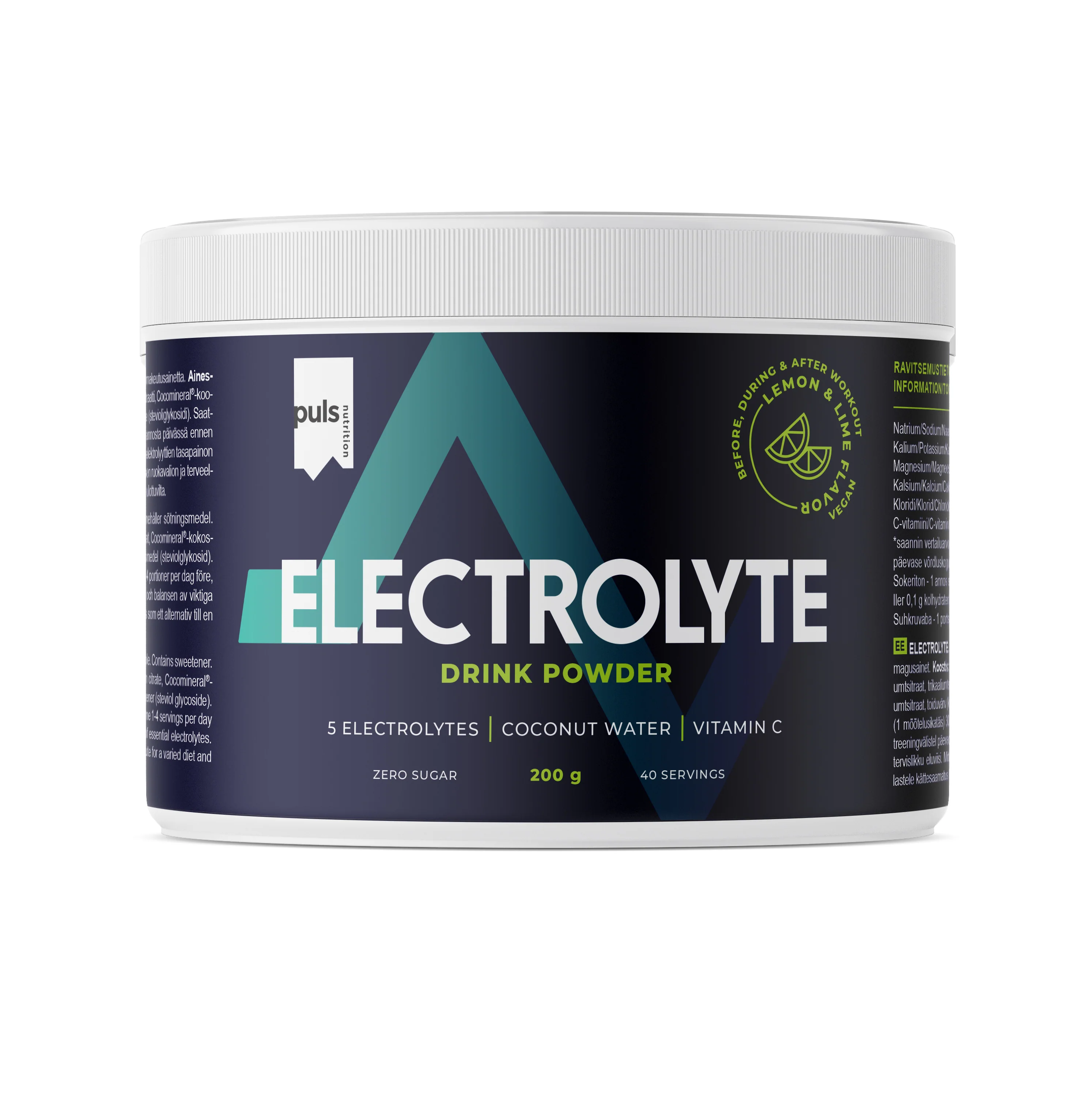 Puls Elektrolyyttijauhe Lemon-Lime