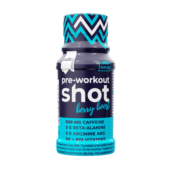 Puls Pre Workout Shot Berry Boost