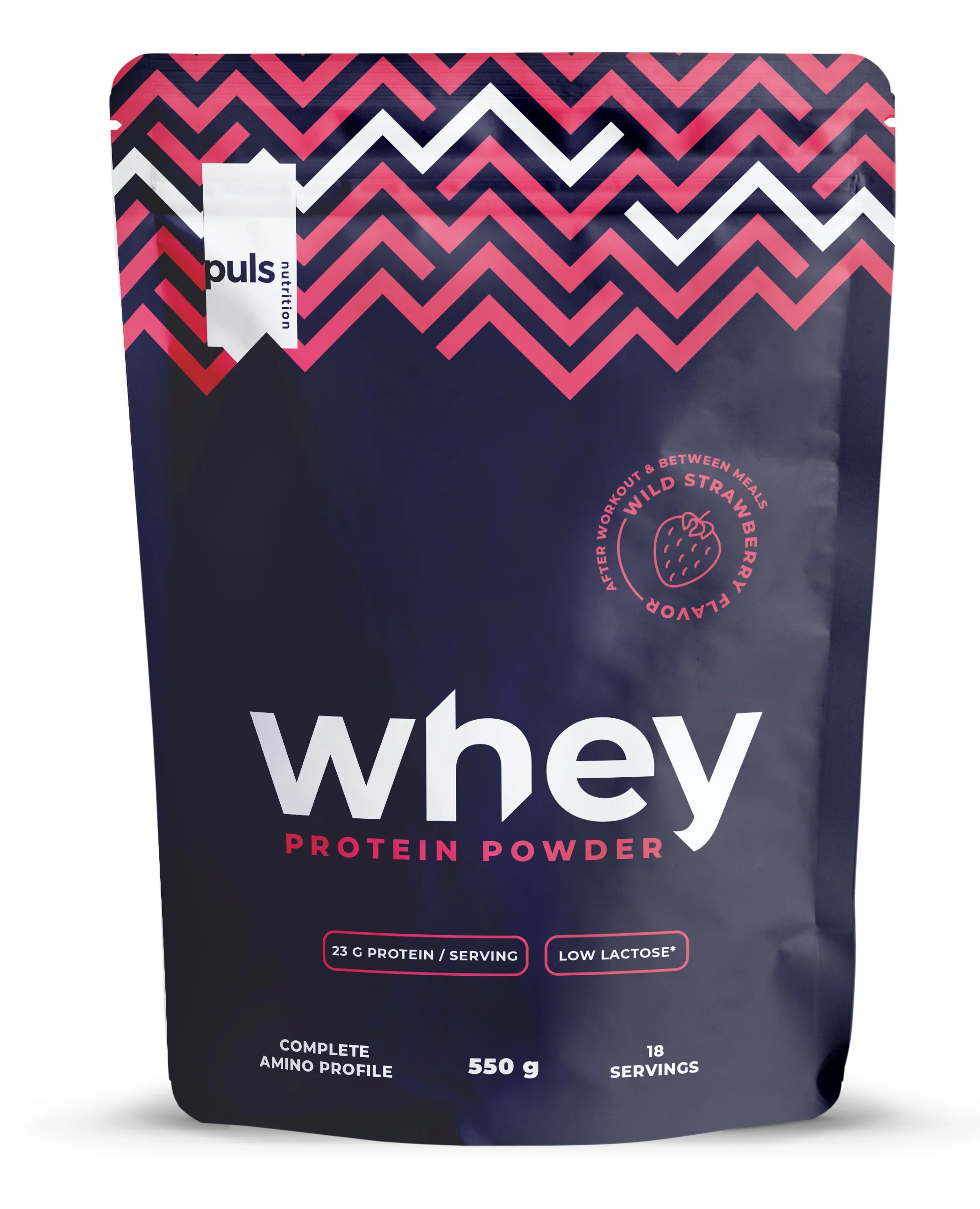 Puls Whey Heraproteiini Metsämansikka
