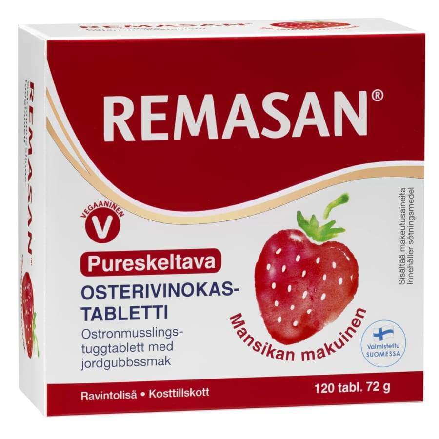 Remasan Pureskeltava Osterivinokastabletti