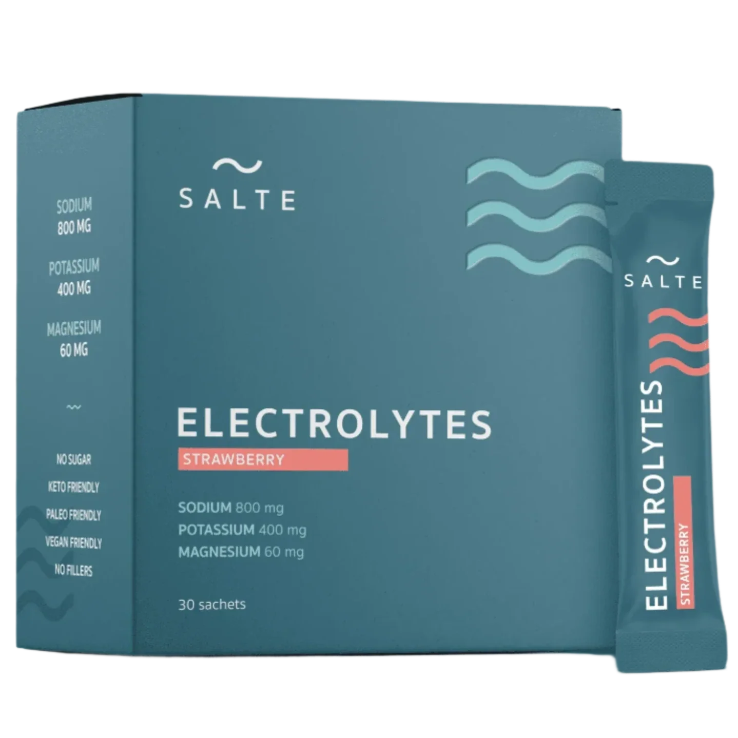 SALTE Elektrolyyttijauhe Mansikka