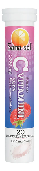 Sana-sol C-vitamiinipore Vadelma