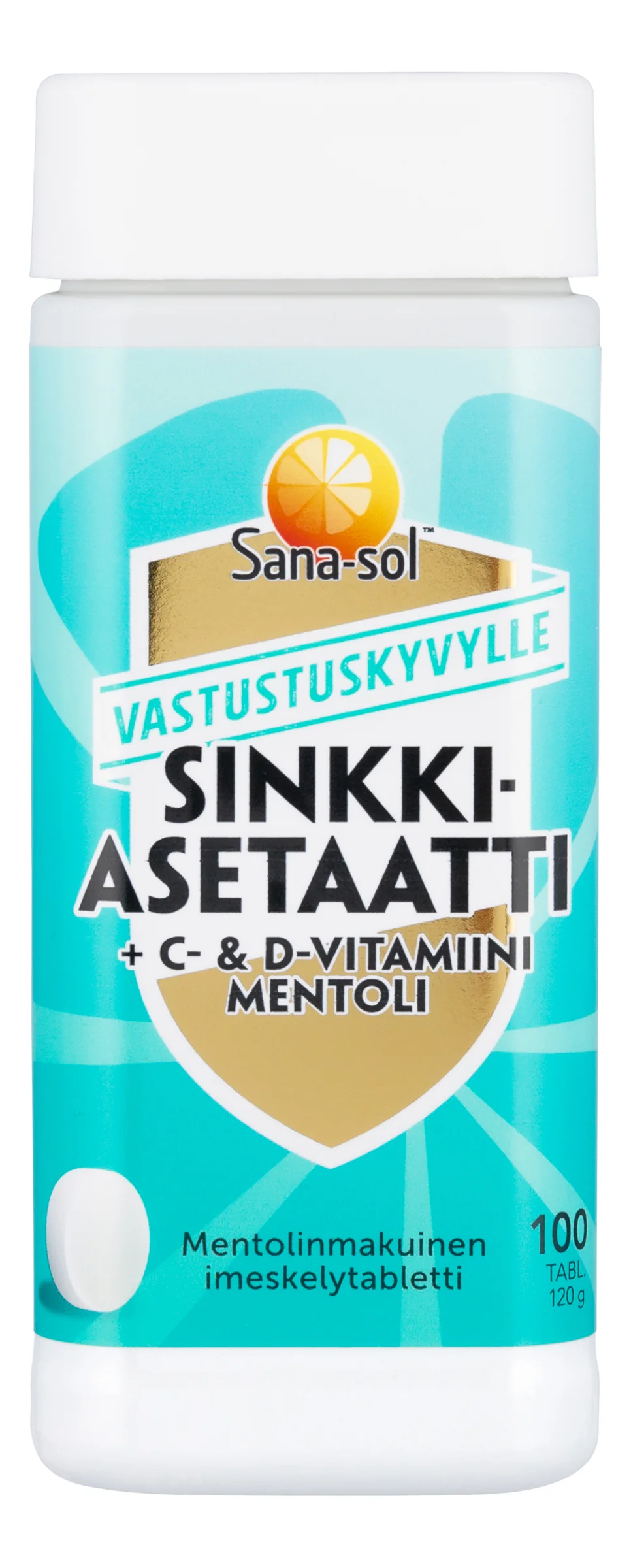 Sana-sol Sinkkiasetaatti + C- & D-vitamiini