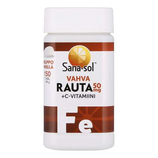 Sana-sol Vahva Rauta + C-vitamiini