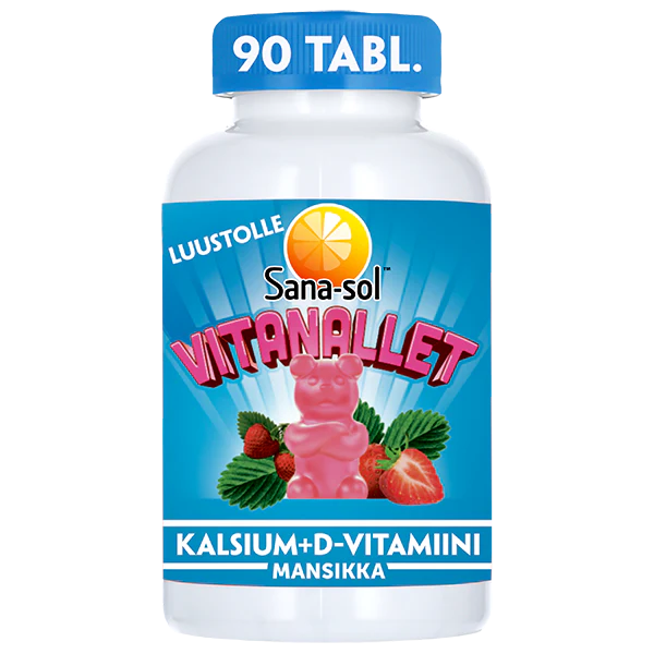 Sana-sol Vitanallet Kalsium+D-vitamiini