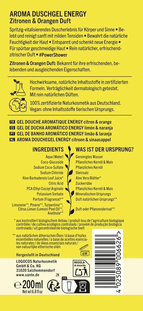 Sante Energy Suihkugeeli - Image 2
