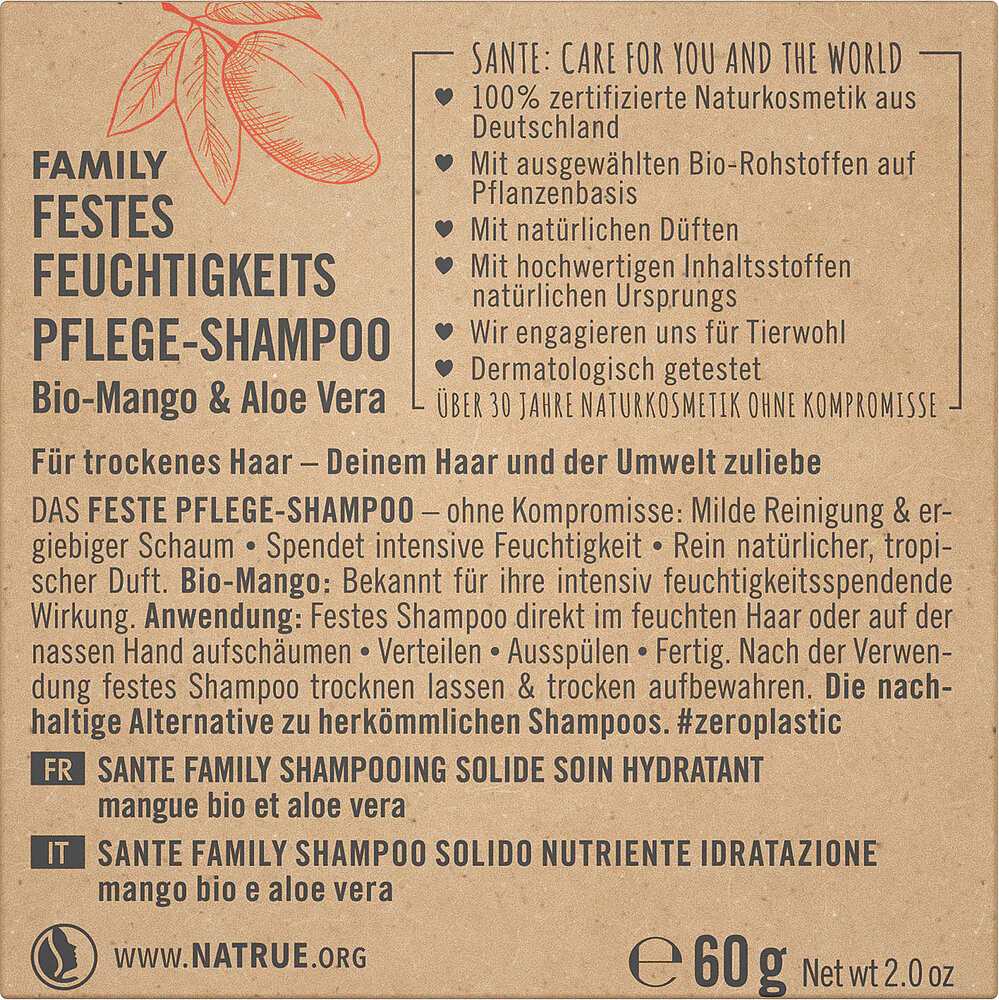 Sante Family Solid Moisturizing Care Palashampoo - Image 2