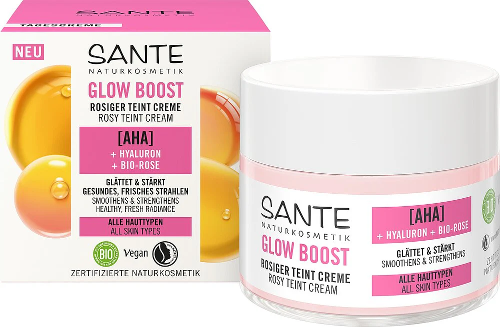 Sante Glow Boost Sävyttävä Kasvovoide