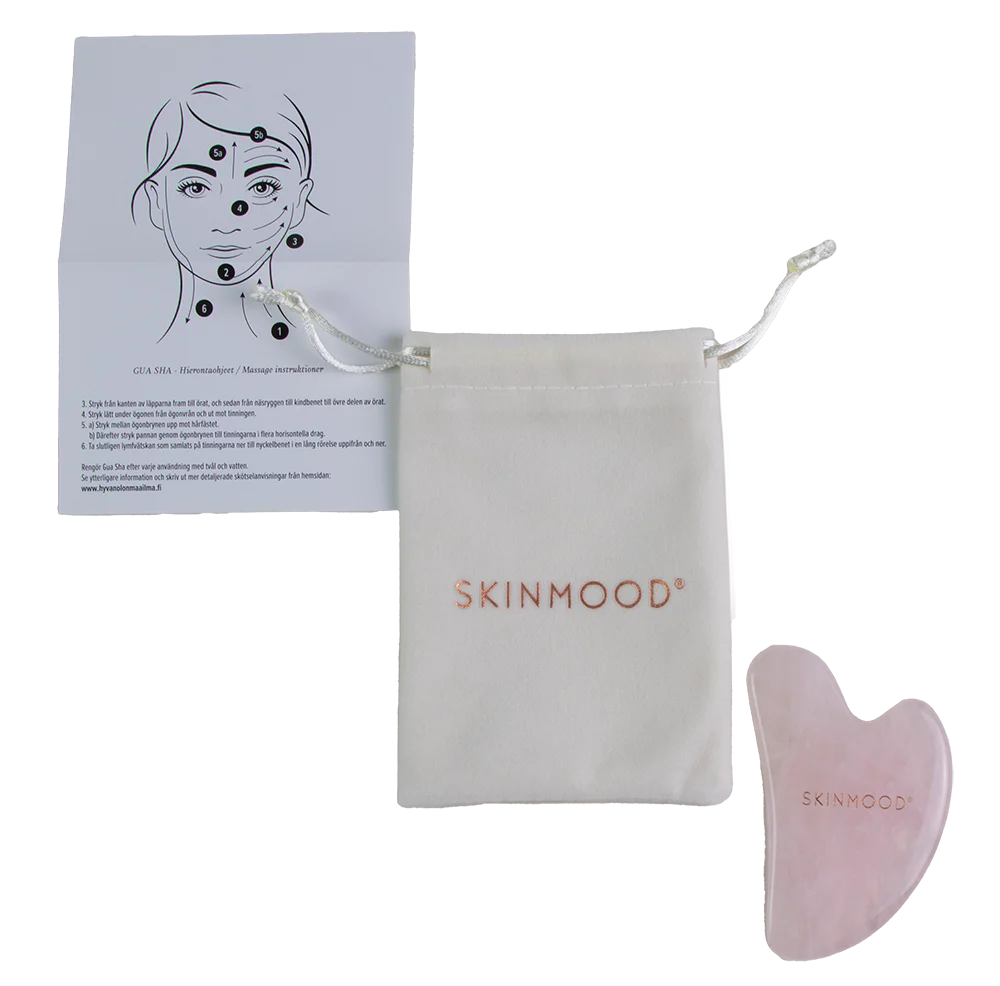 SkinMood Gua Sha Beauty Tool Hierontalasta - Image 3
