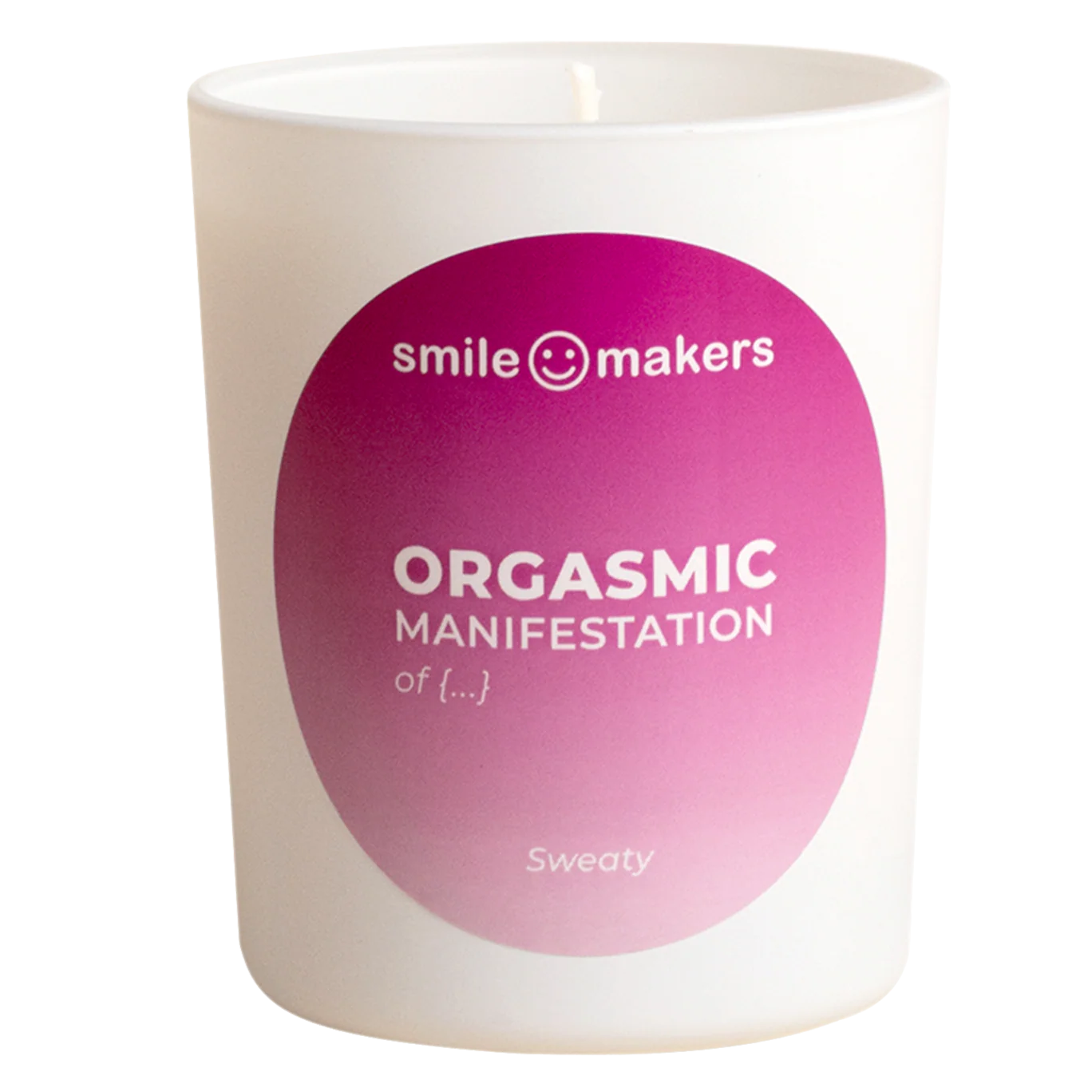 Smile Makers Orgasmic Manifestation Tuoksukynttilä Sweaty