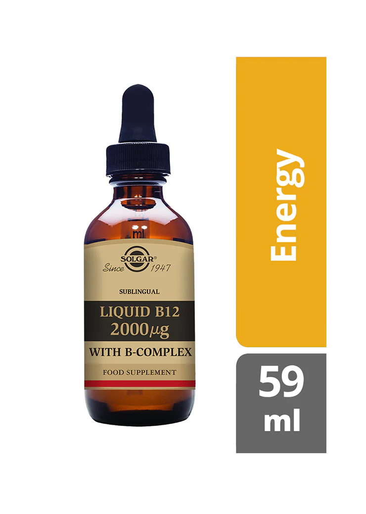 Solgar B12-vitamiini + B-Complex nestemäinen