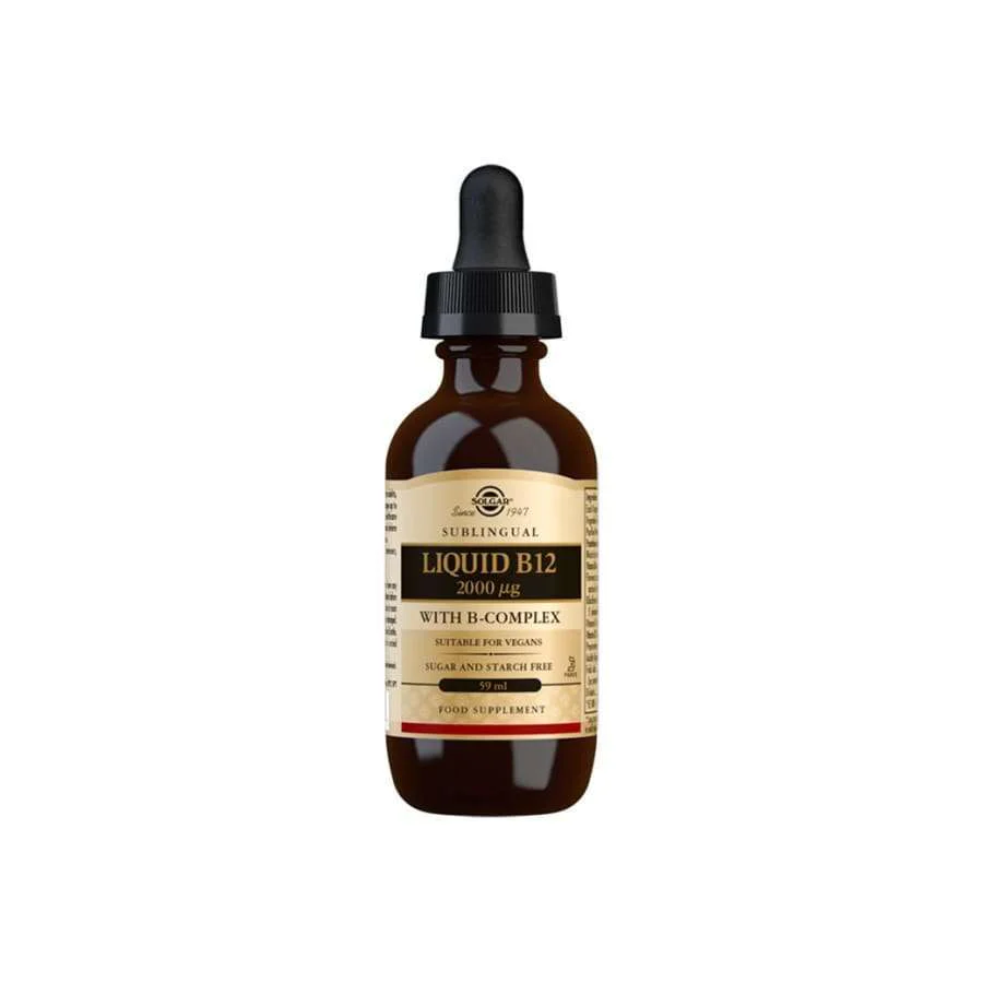 Solgar B12-vitamiini + B-Complex nestemäinen - Image 2