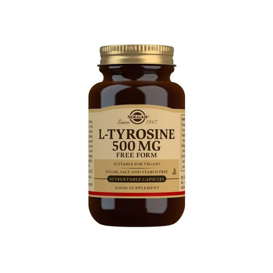 Solgar L-Tyrosiini 500 mg - Image 2