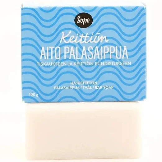 Sopo Keittiön Aito Palasaippua Hajusteeton