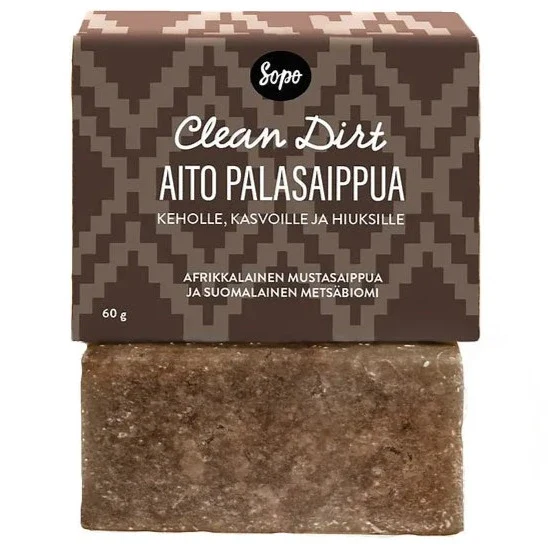 Sopo Metsäbiomi Palasaippua Clean Dirt