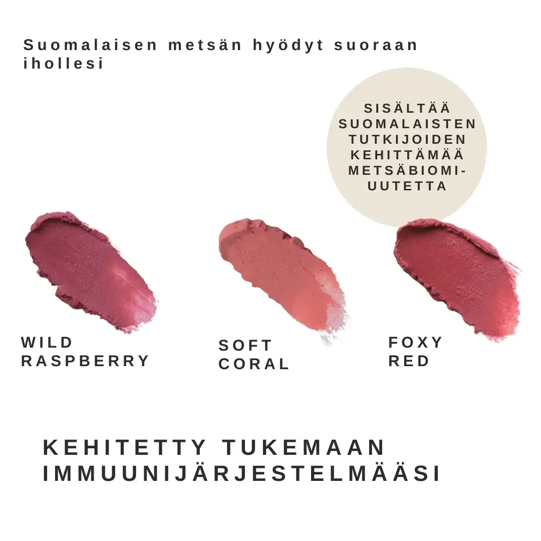Sopo Sävyttävä Metsäbiomi Huulivoide & Poskipuna - Image 5