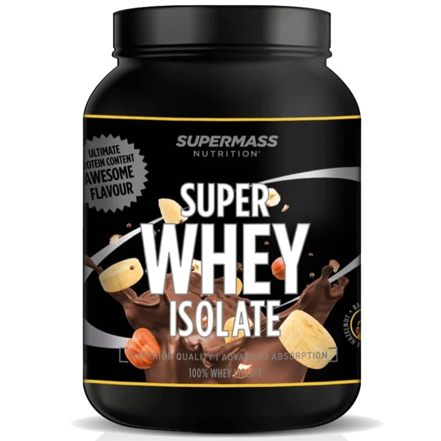Supermass Nutrition SUPER WHEY ISOLATE Banana-Hazelnut