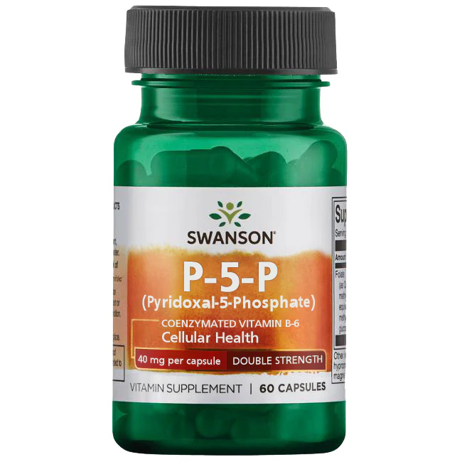 Swanson P-5-P B6-vitamiini 40 mg