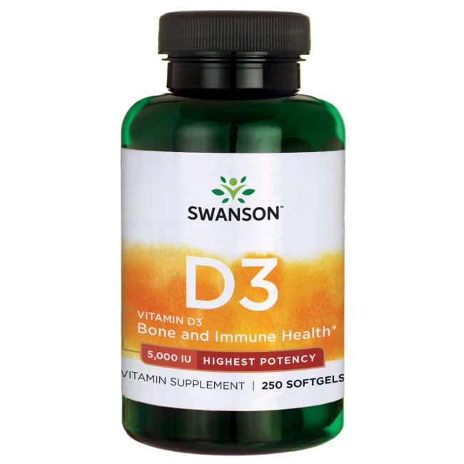 Swanson Vitamin D3 125 mikrog