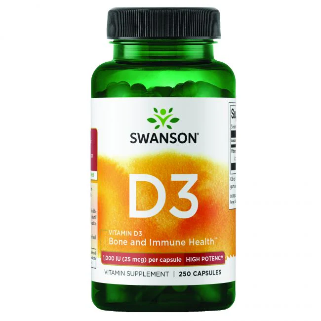 Swanson Vitamin D3 25 mikrog - Image 2
