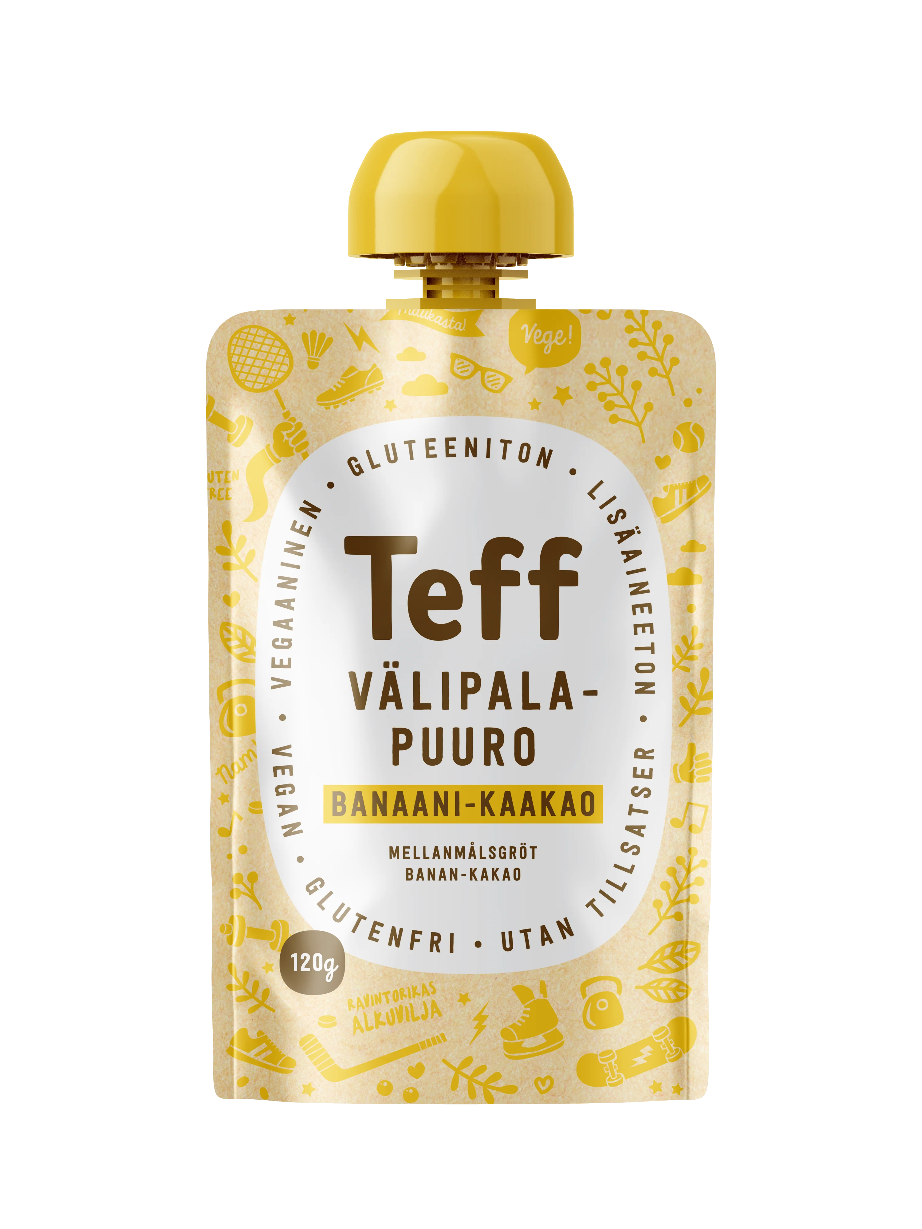 Teff Life Banaani-Kaakao Välipalapuuro