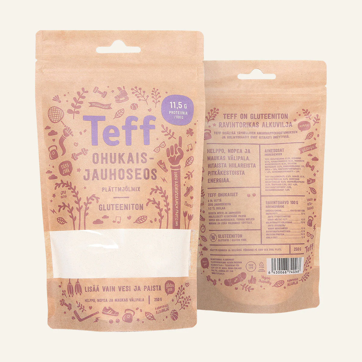 Teff Life Gluteeniton Ohukaisjauhoseos (Parasta ennen 31.03.2026)