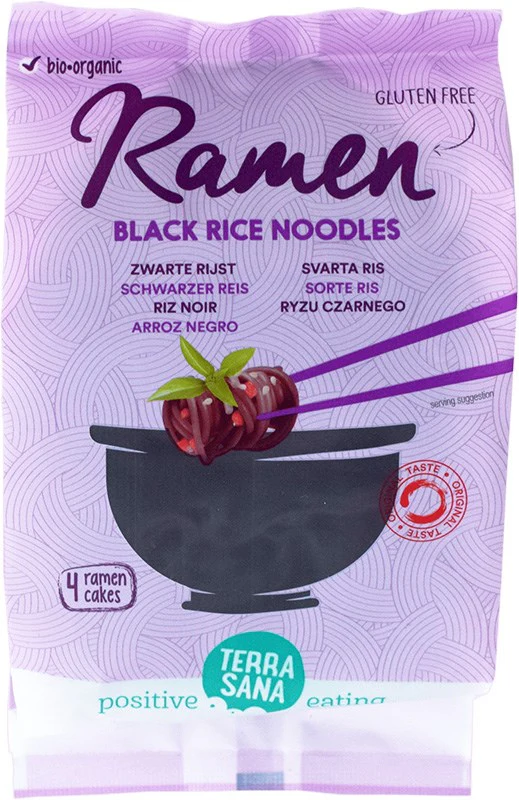 TerraSana Luomu Ramen Musta Riisinuudeli