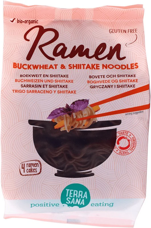 TerraSana Luomu Ramen Tattari & Siitake Nuudelit