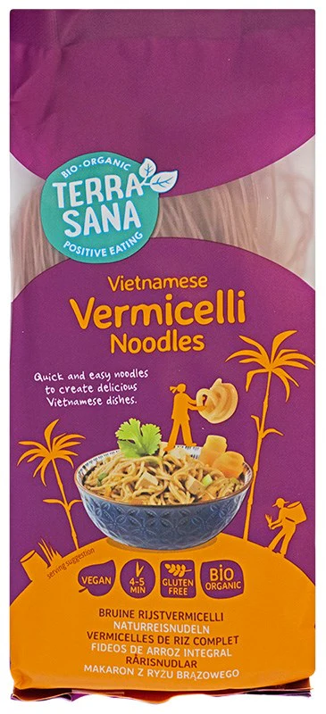 TerraSana Luomu Vermicelli Riisinuudeli