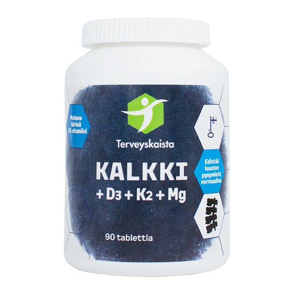 Terveyskaista Kalkki+D3+K2+Mg